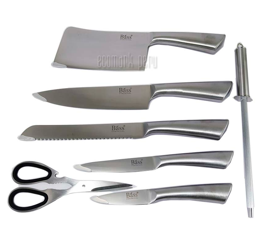 CUCHILLOS DE MANGO PLOMO