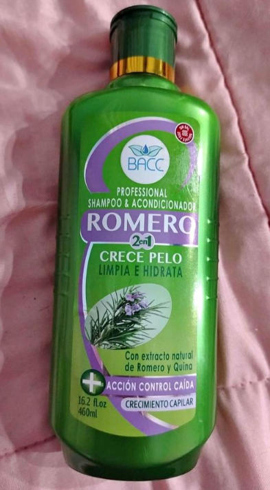 SHAMPOO ROMERO – 2 en 1  CRECEPELO