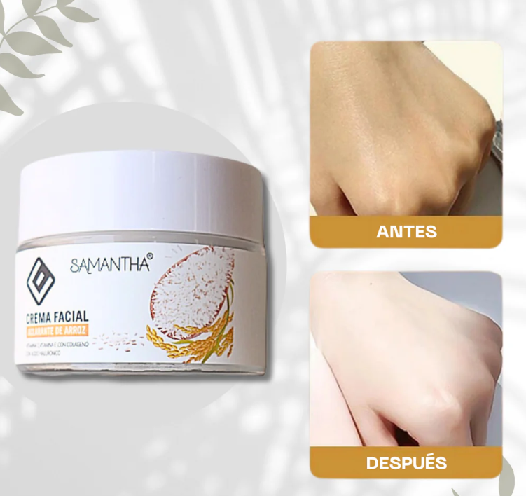 CREMA FACIAL ACLARANTE DE ARROZ