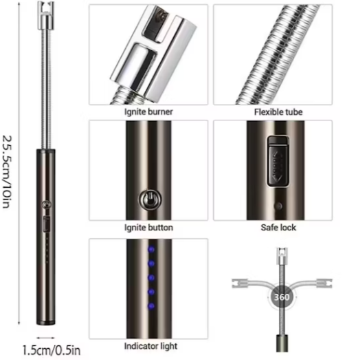ENCENDEDOR ELÉCTRICO RECARGABLE PARA COCINA