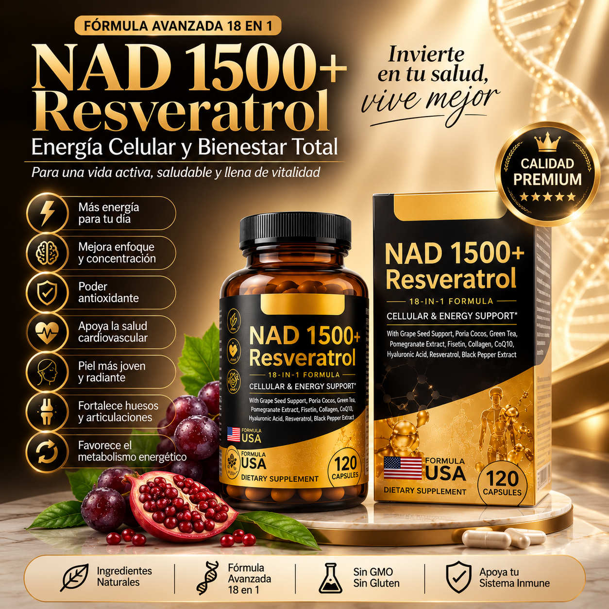 NAD 1500 + RESVERATROL