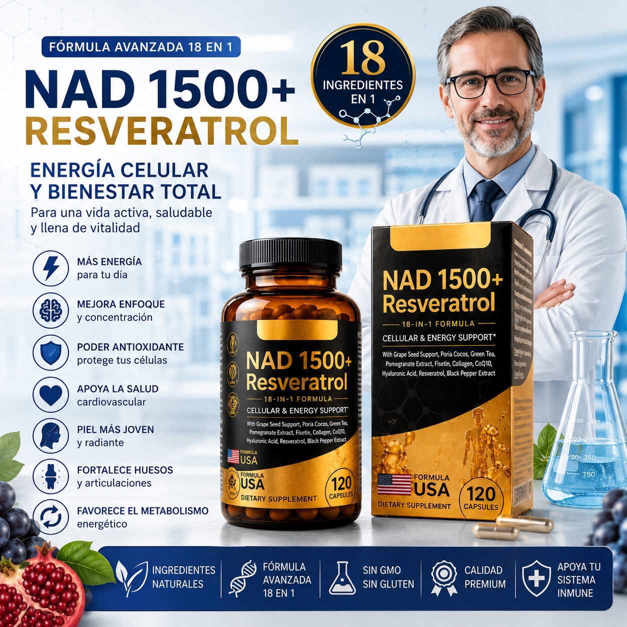 NAD 1500 + RESVERATROL