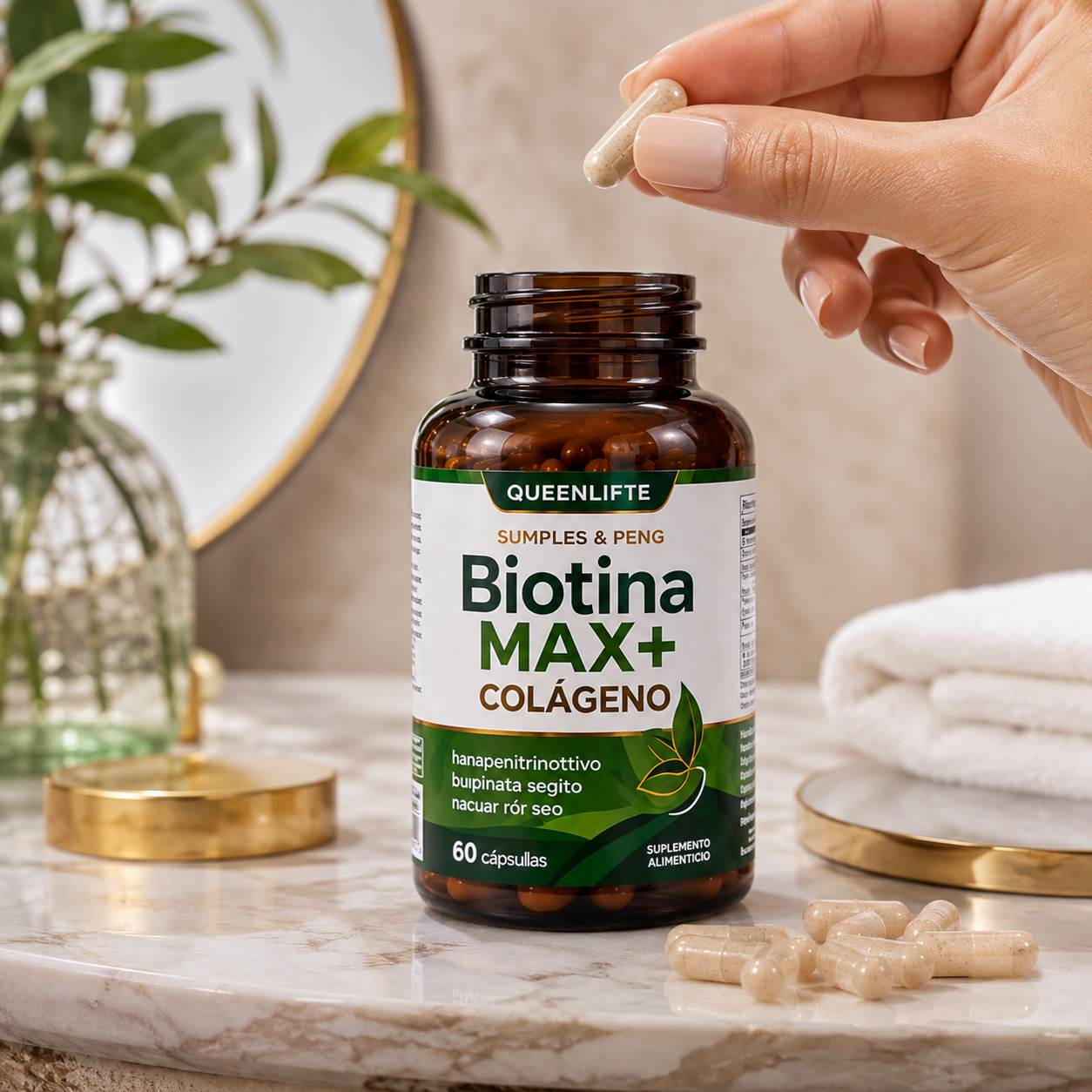 BIOTINA MAX + COLÁGENO
