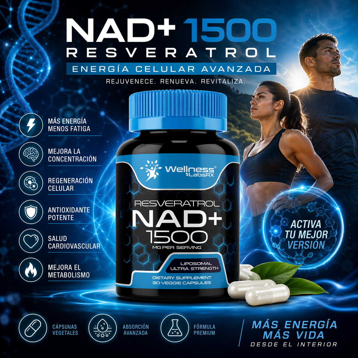 RESVERATROL NAD+1500