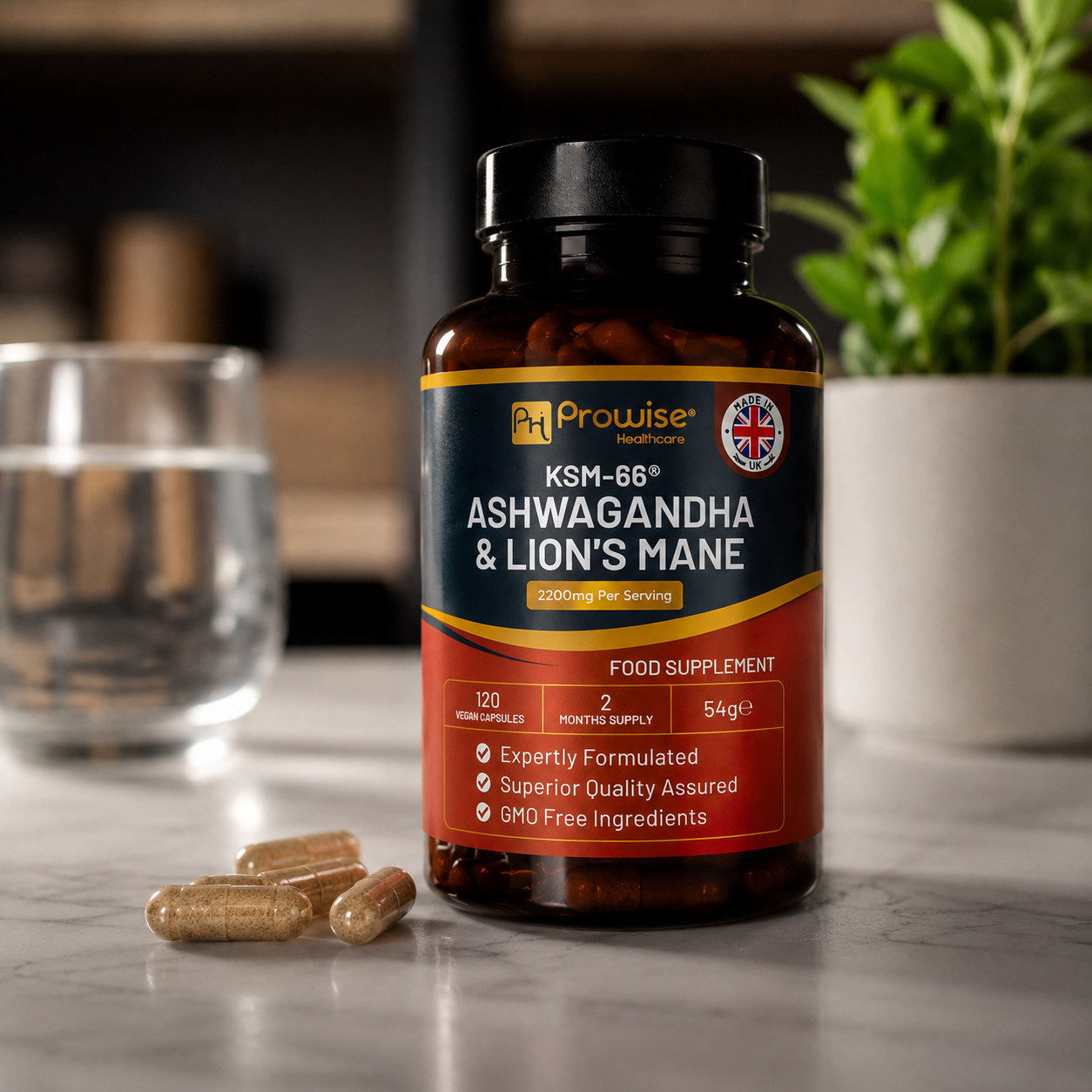 ASHWAGANDHA & LION'S MANE