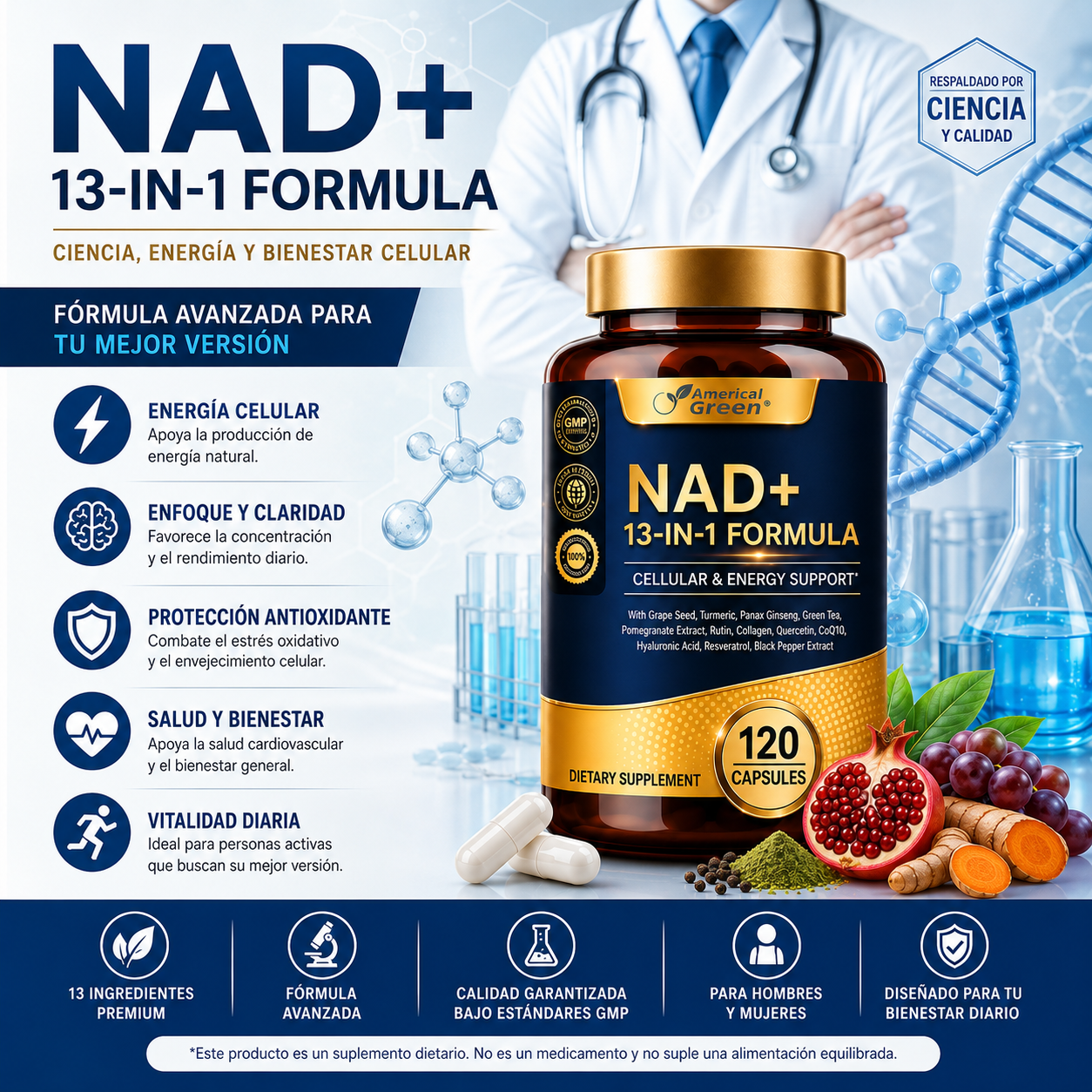NAD+ 13-IN-1 FORMULA