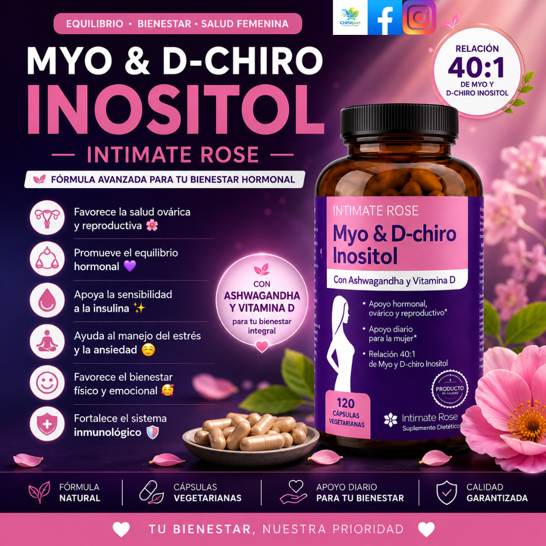MYO & D-CHIRO INOSITOL – INTIMATE ROSE