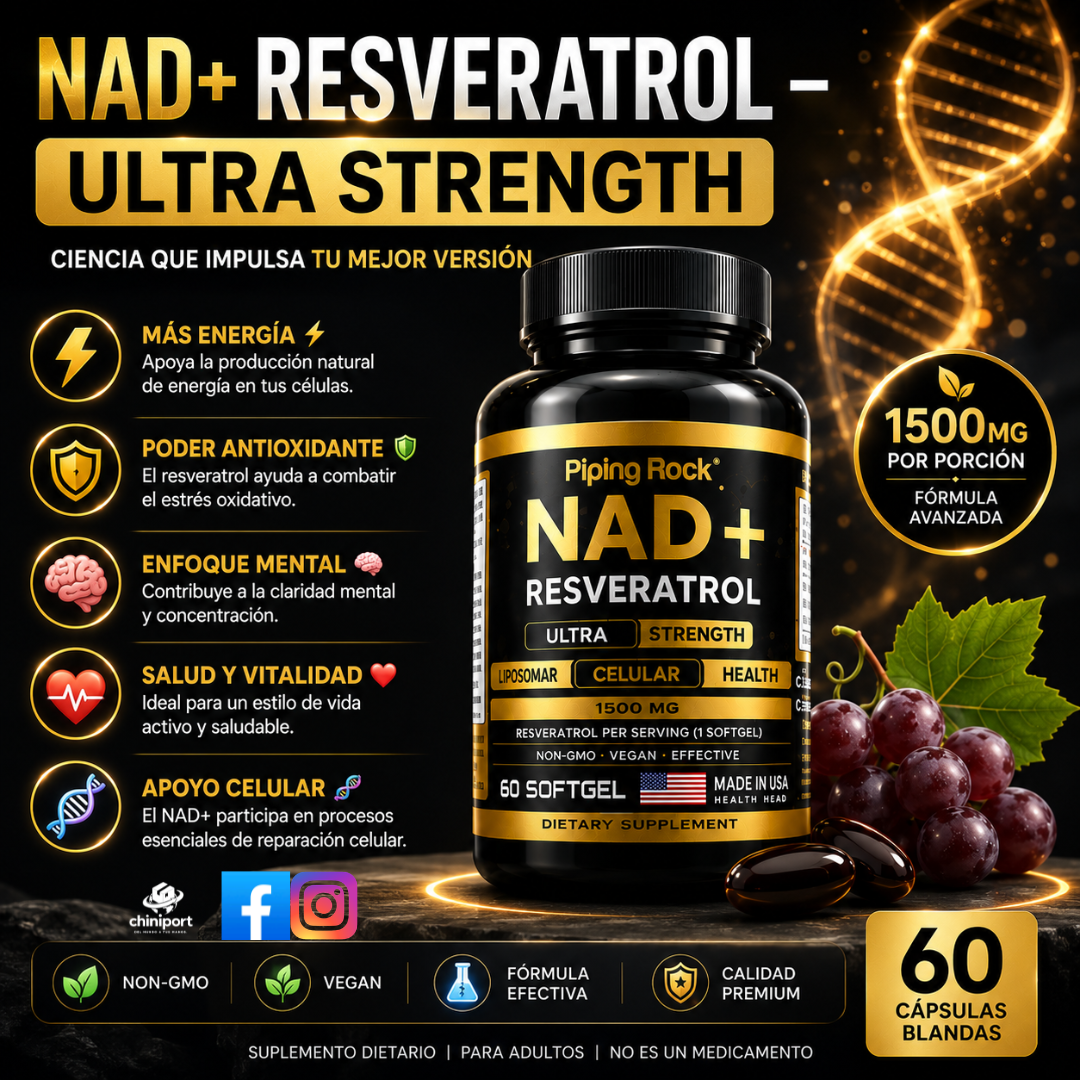 NAD+ RESVERATROL – ULTRA STRENGTH
