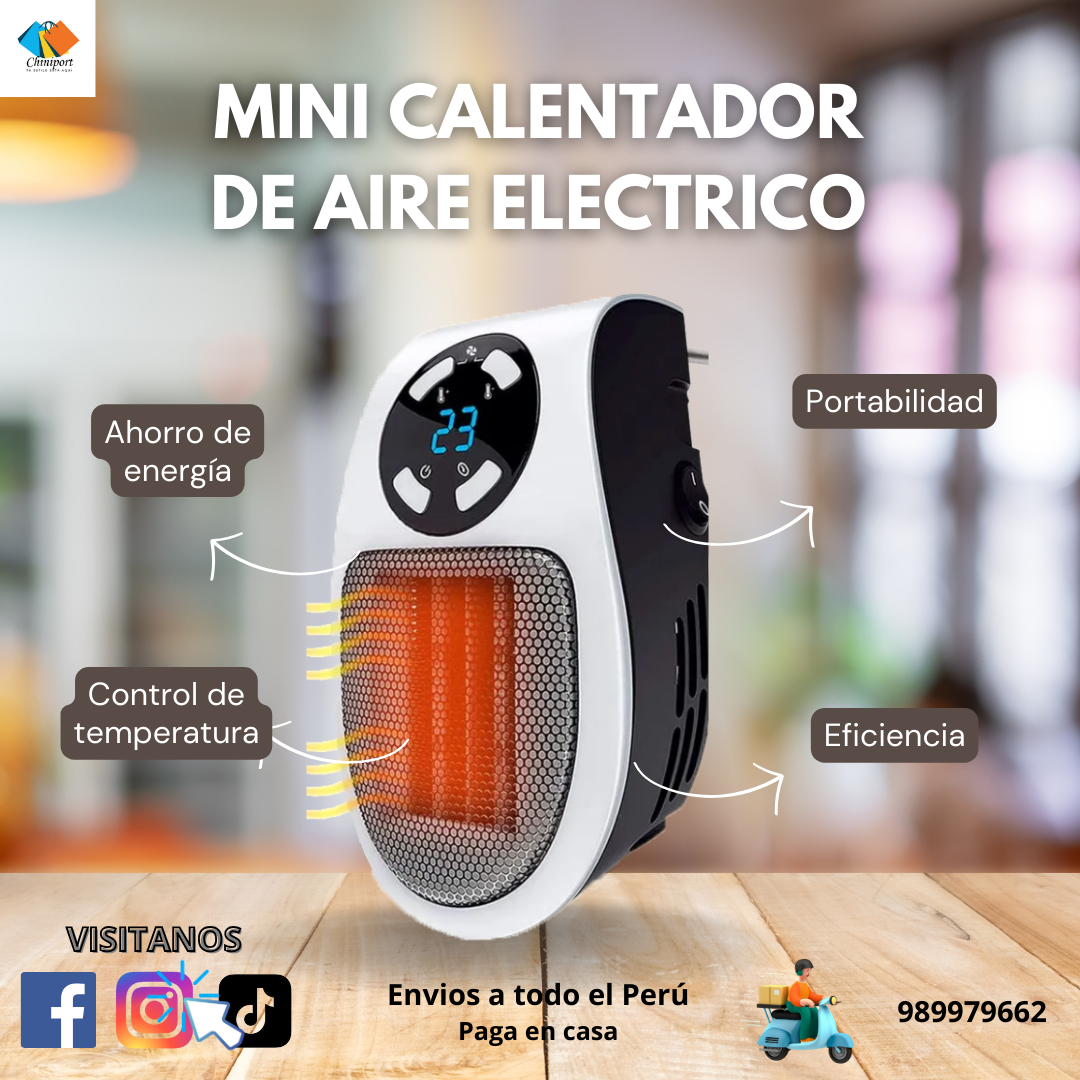 MINI CALENTADOR DE AIRE ELECTRICO