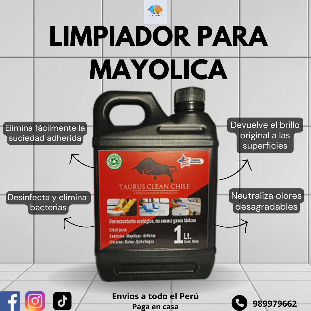 LIMPIADOR PARA MAYOLICA