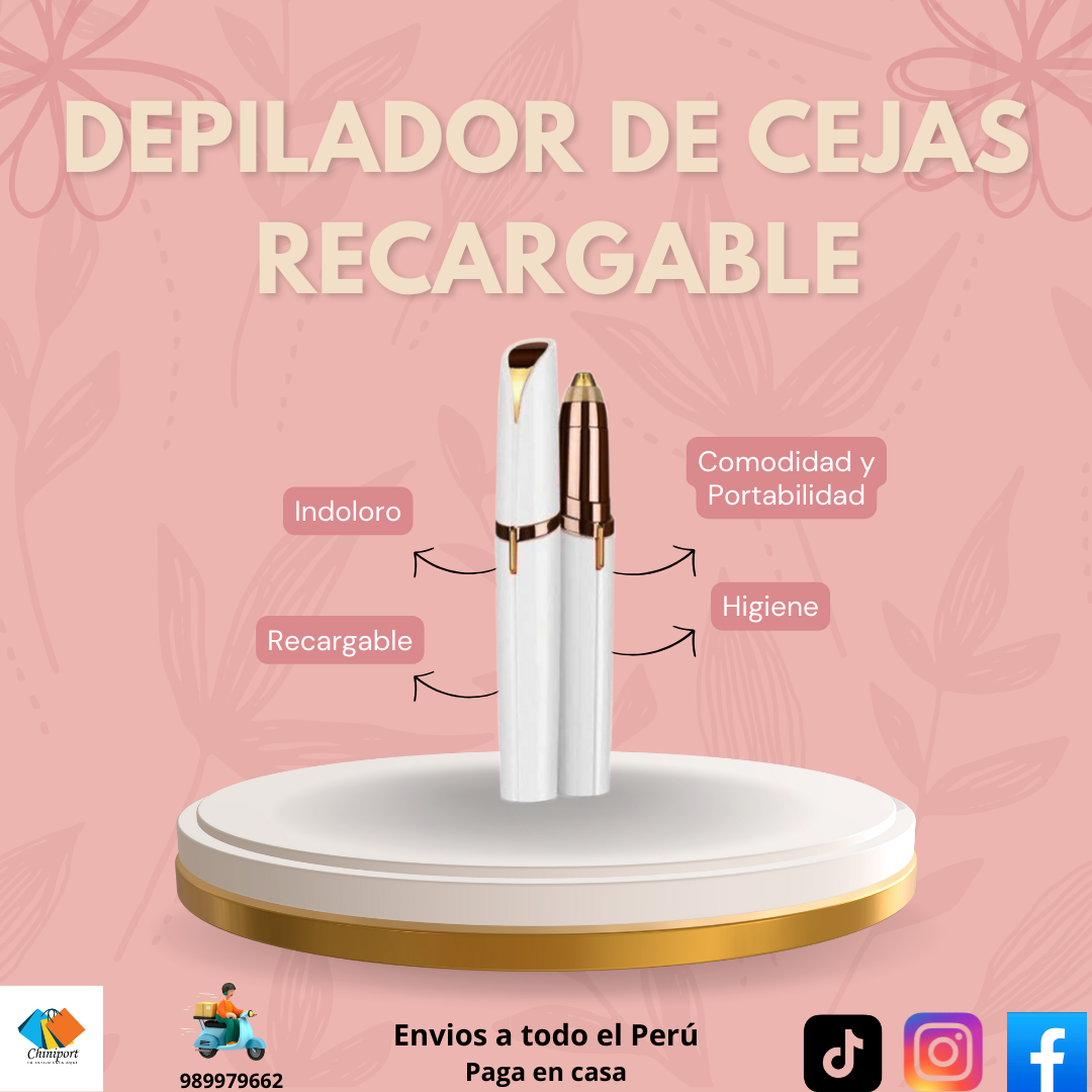 DEPILADOR DE CEJAS RECARGABLE
