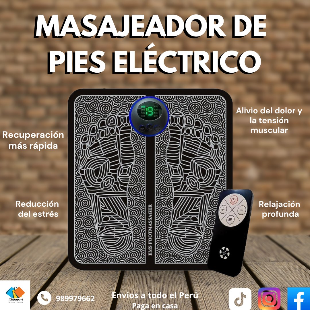 MASAJEADOR DE PIES ELÉCTRICO