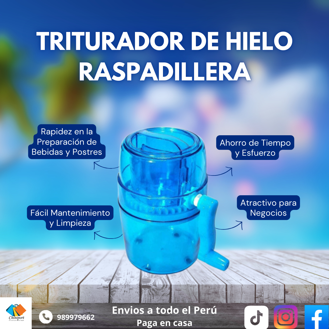 TRITURADOR DE HIELO RASPADILLERA