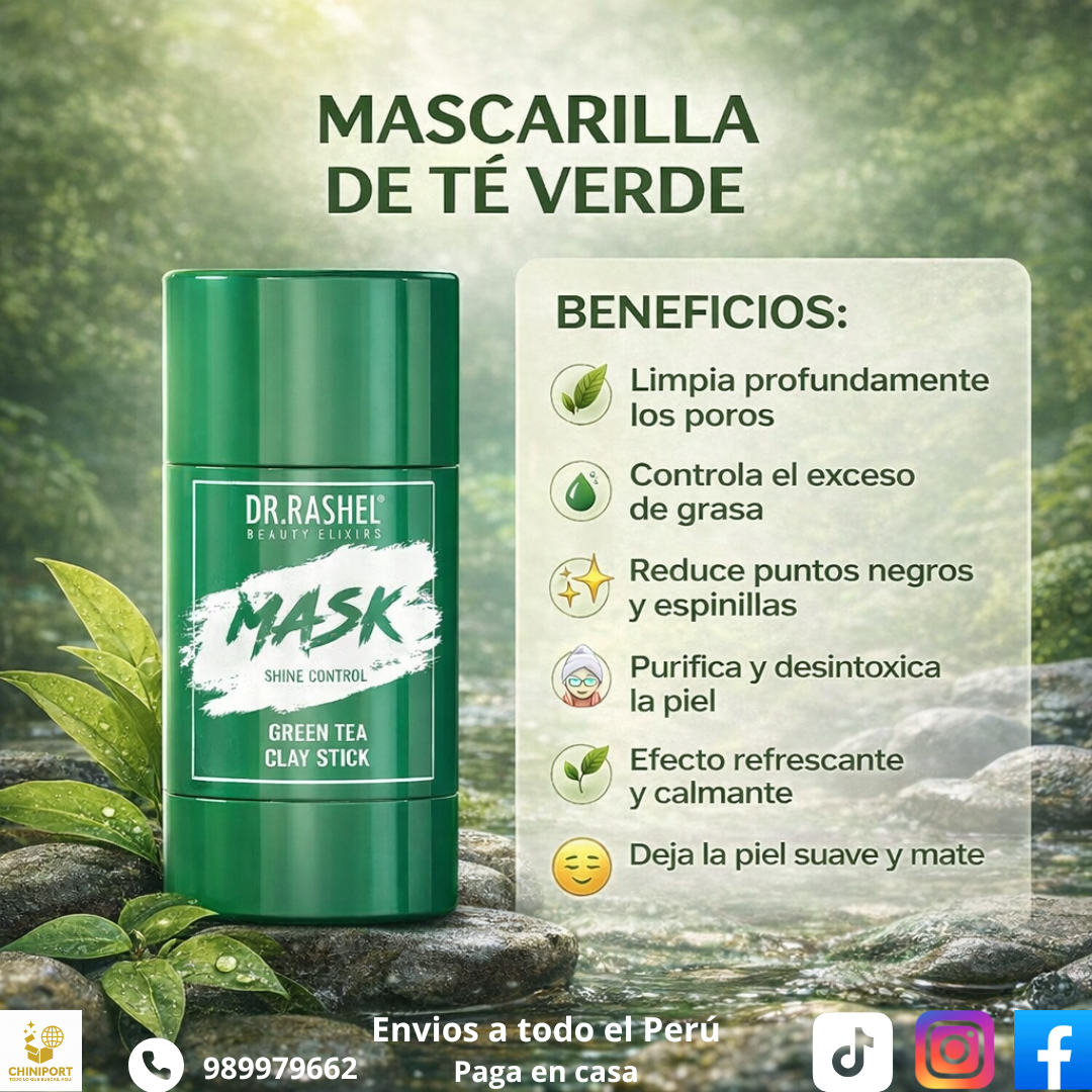 MASCARILLA DE TÉ VERDE