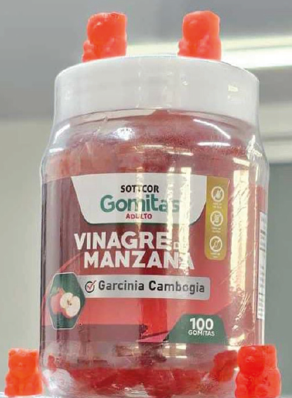 VINAGRE DE MANZANA SOTTCOR LABS 100 UNIDADES