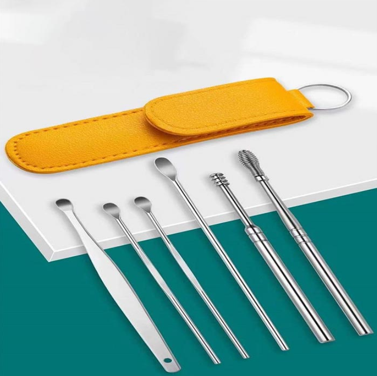 KIT DE 6 PIEZAS PARA LIMPIEZA DE OIDOS