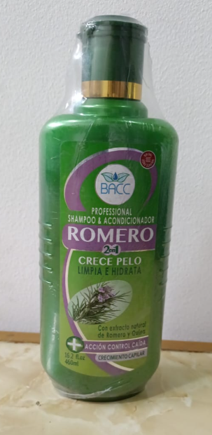 SHAMPOO ROMERO – 2 en 1  CRECEPELO