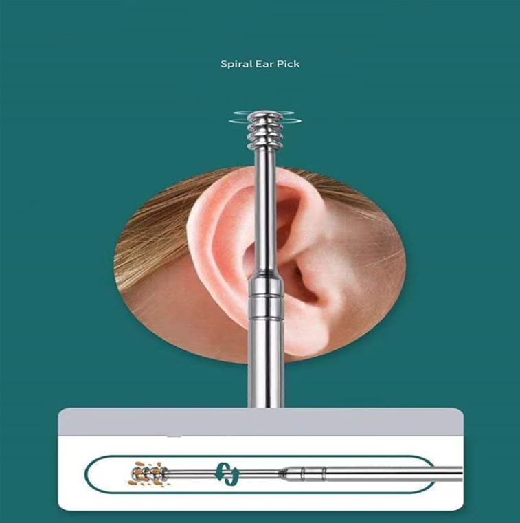 KIT DE 6 PIEZAS PARA LIMPIEZA DE OIDOS