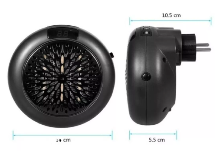 MINI CALENTADOR ELÉCTRICO PORTATIL 900W