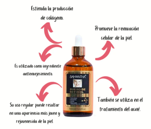 SUERO FACIAL A BASE DE RETINOL - SAMANTHA