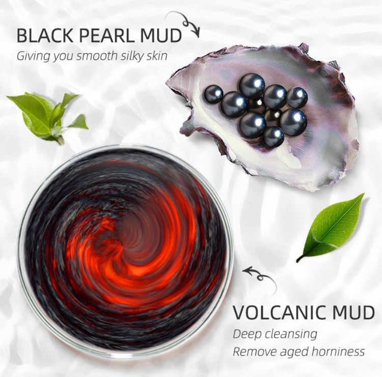 LAIKOU-MASCARILLA FACIAL DE PERLA NEGRA