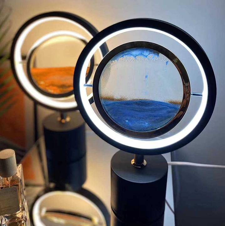 LAMPARA RELOJ DE ARENA