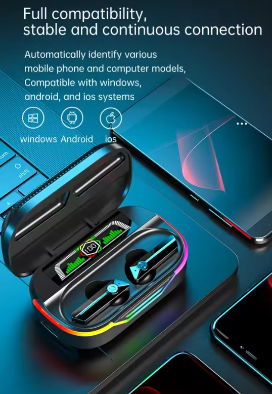 AUDIFONOS IN-EAR INALÁMBRICOS EWTTO CON CANCELACIÓN DE RUIDO