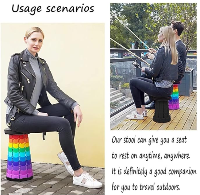 TABURETE TELESCÓPICO PLEGABLE
