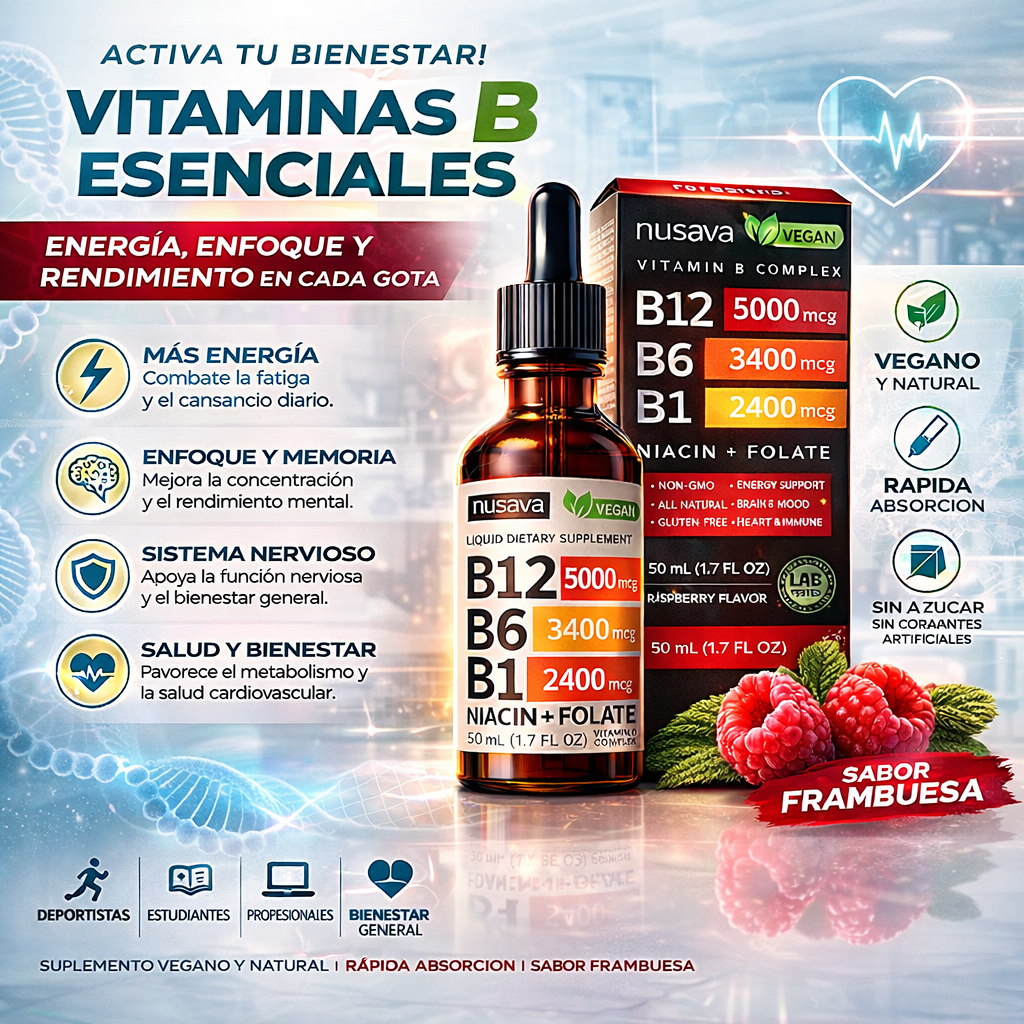 VITAMIN B COMPLEX B12 - B6 - B1