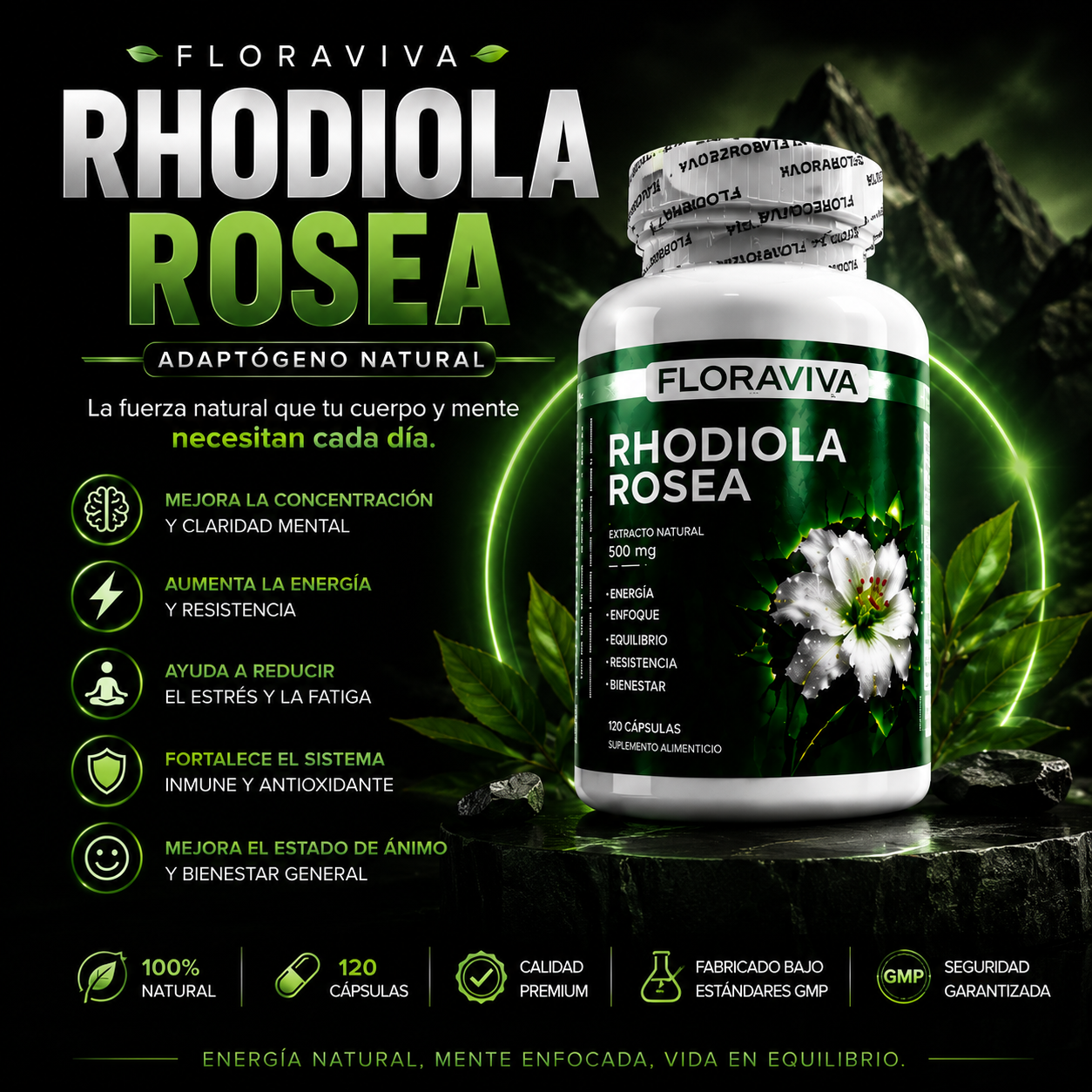 FLORAVIVA RHODIOLA ROSEA
