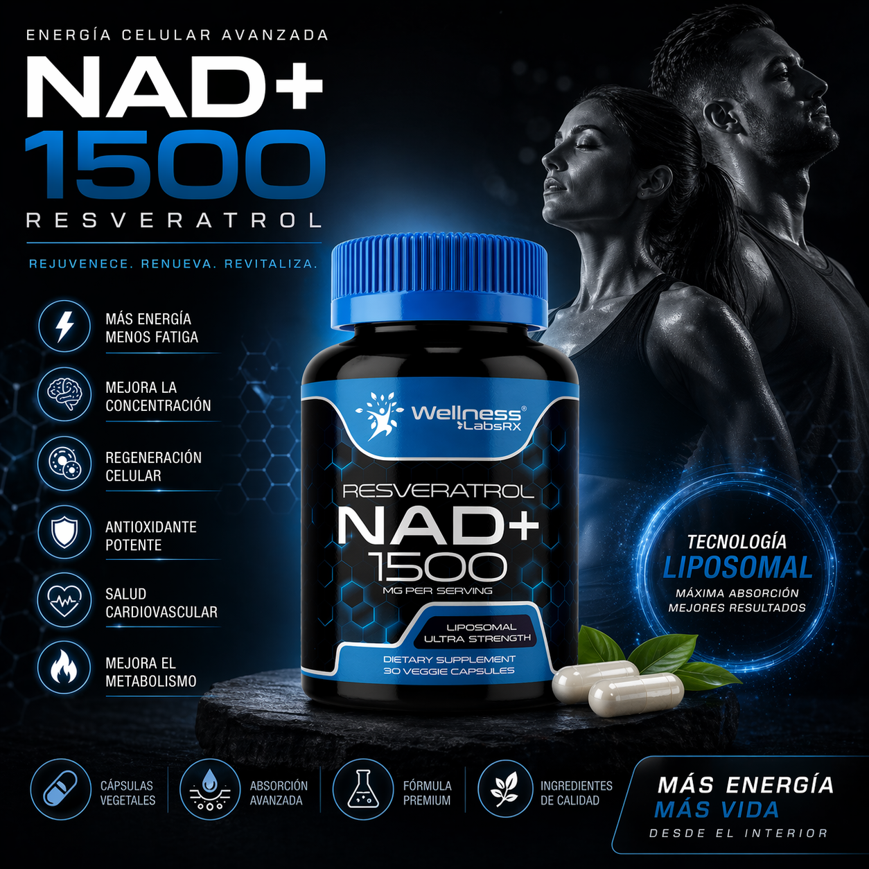 RESVERATROL NAD+1500