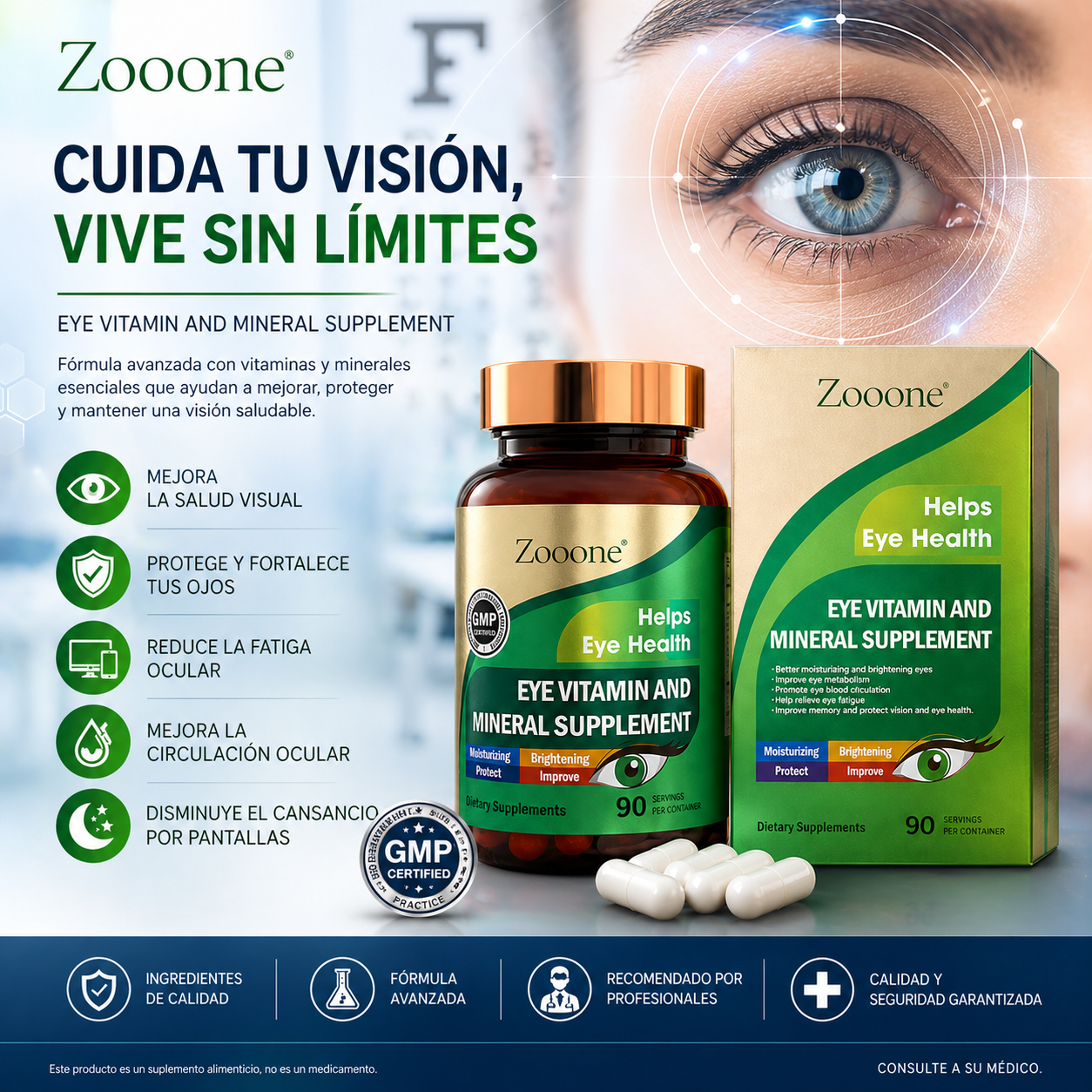 ZOOONE – EYE VITAMIN AND MINERAL SUPPLEMENT