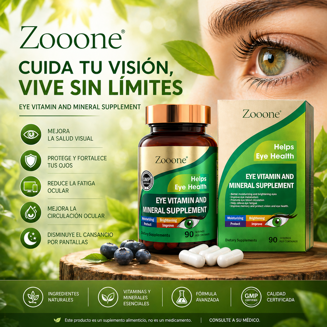 ZOOONE – EYE VITAMIN AND MINERAL SUPPLEMENT