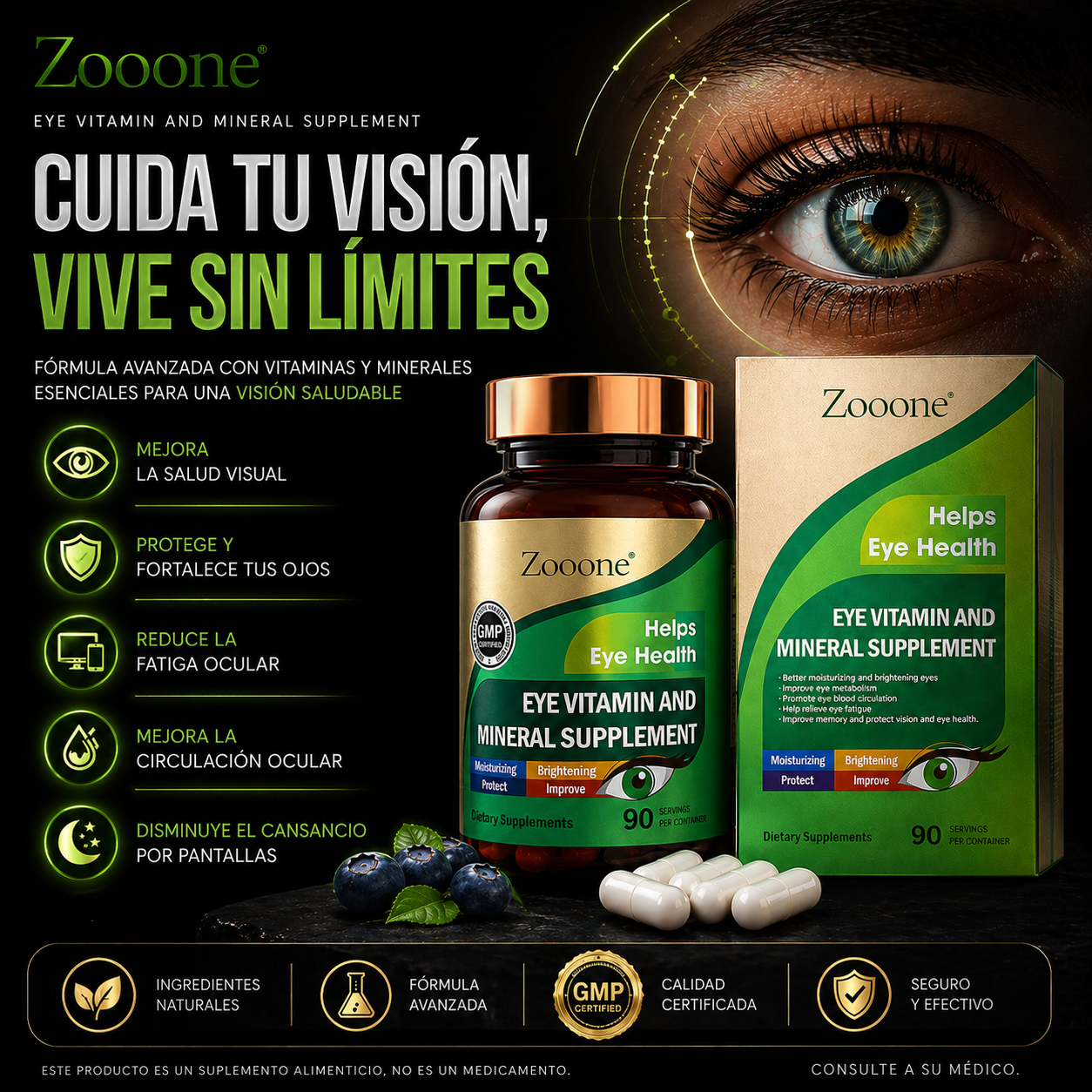 ZOOONE – EYE VITAMIN AND MINERAL SUPPLEMENT