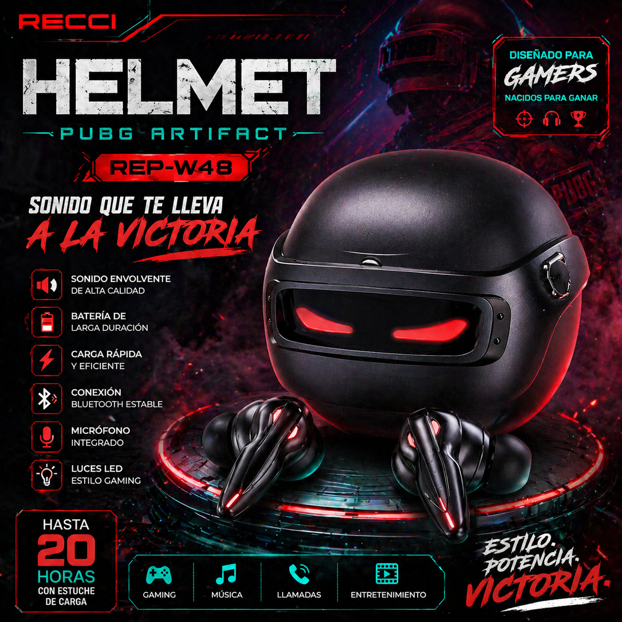 RECCI HELMET PUBG ARTIFACT