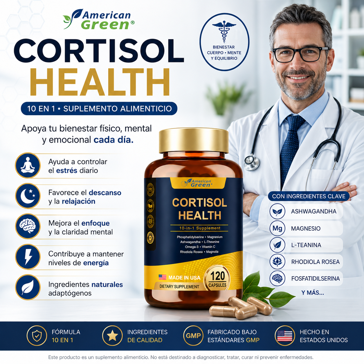 CORTISOL HEALTH 10 -IN -1