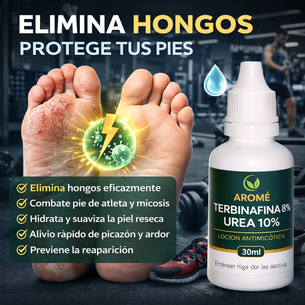 TERBINAFINA 8% + UREA 10%