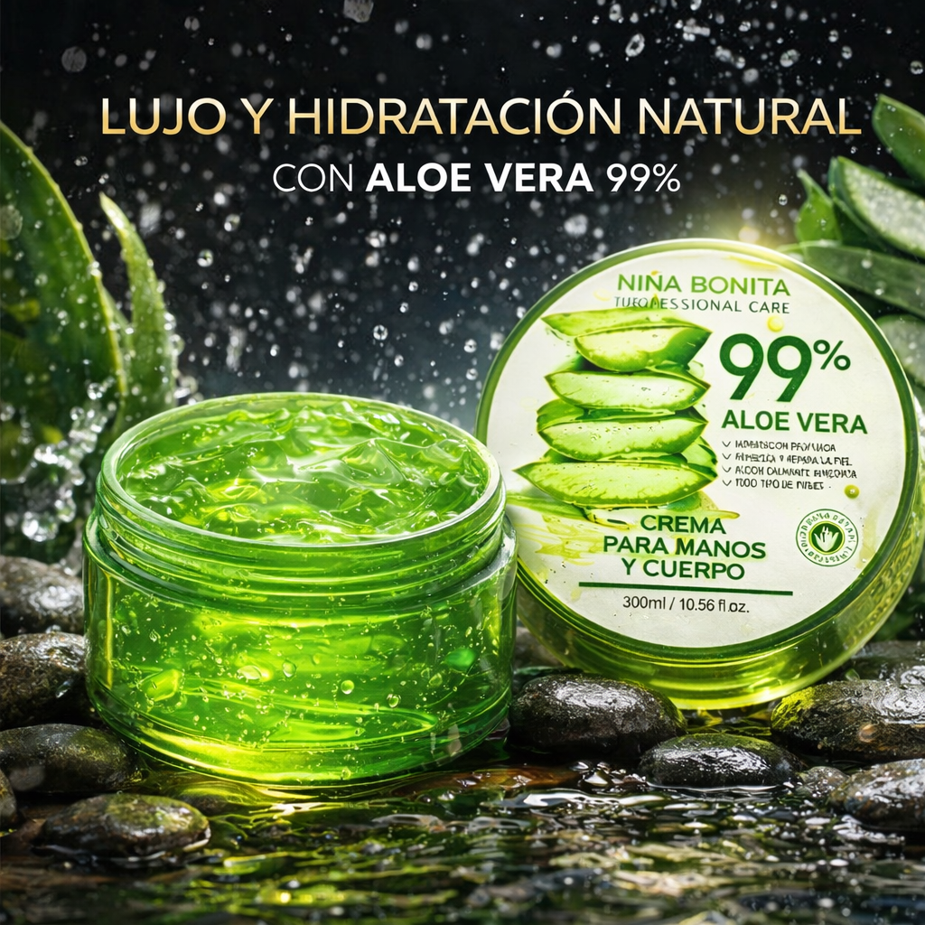CREMA PARA MANOS Y CUERPO ALOE VERA