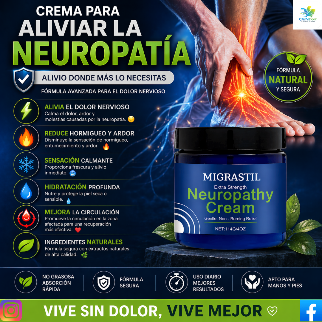 CREMA PARA ALIVIAR LA NEUROPATÍA