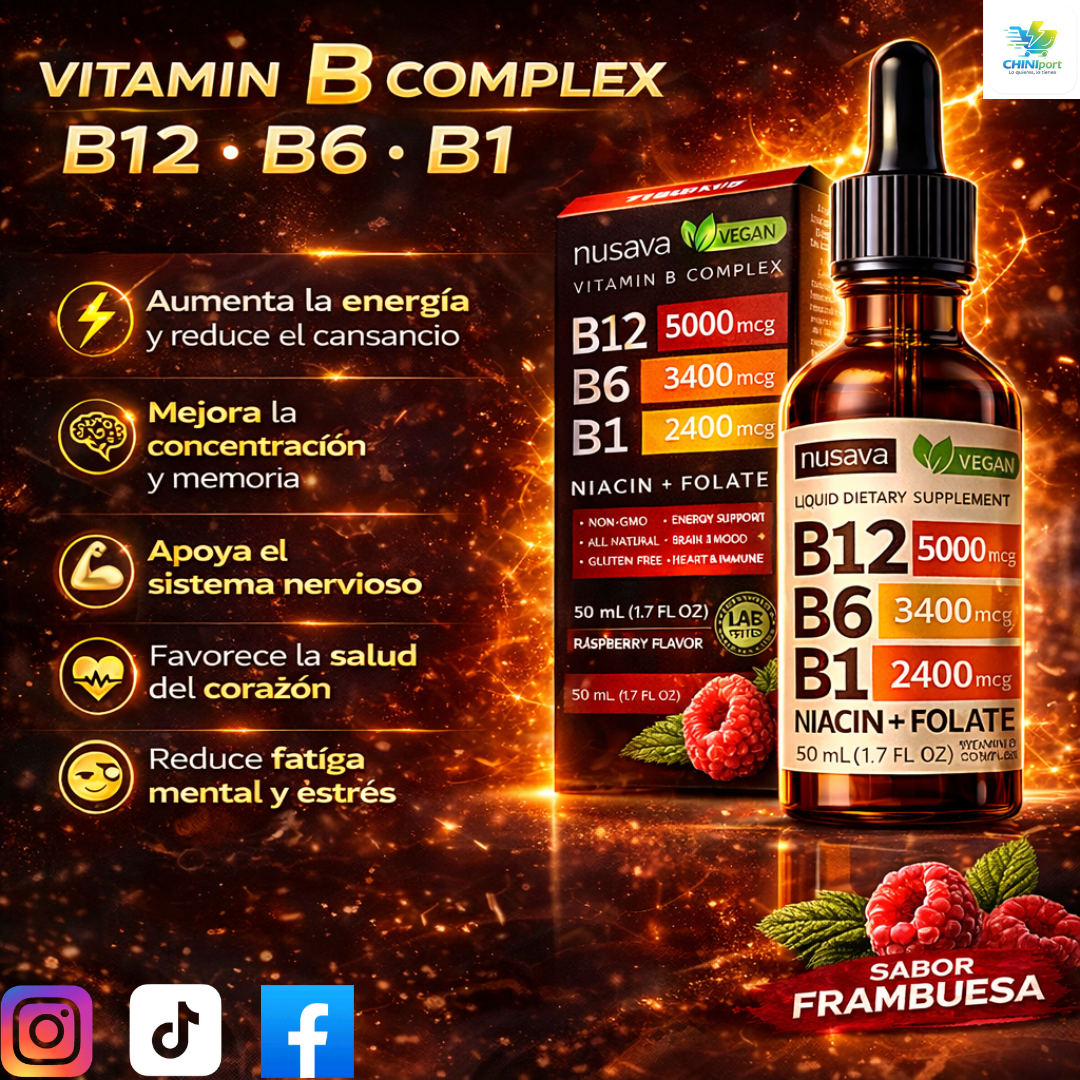 VITAMIN B COMPLEX B12 - B6 - B1
