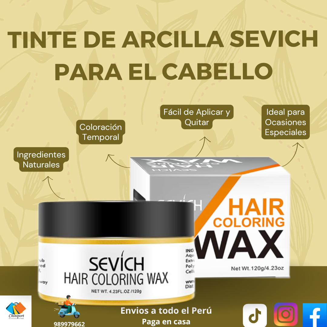 TINTE DE ARCILLA SEVICH PARA EL CABELLO