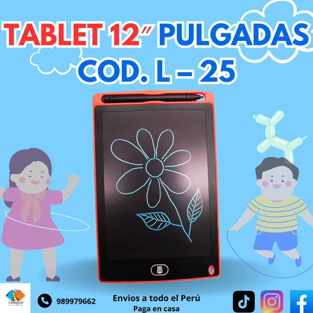TABLET 12″ PULGADAS Cod. L – 25
