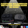AUDIFONOS IN-EAR INALÁMBRICOS EWTTO CON CANCELACIÓN DE RUIDO