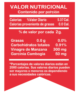 VINAGRE DE MANZANA SOTTCOR LABS 100 UNIDADES